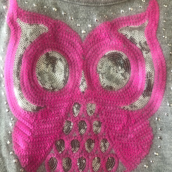 Beautees Sequin Owl Sweater Set -F6 - Picture 3 of 6